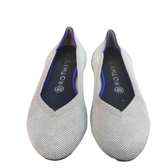 Grey Rothys slip on Flats sz 8 - Picture 2 of 7